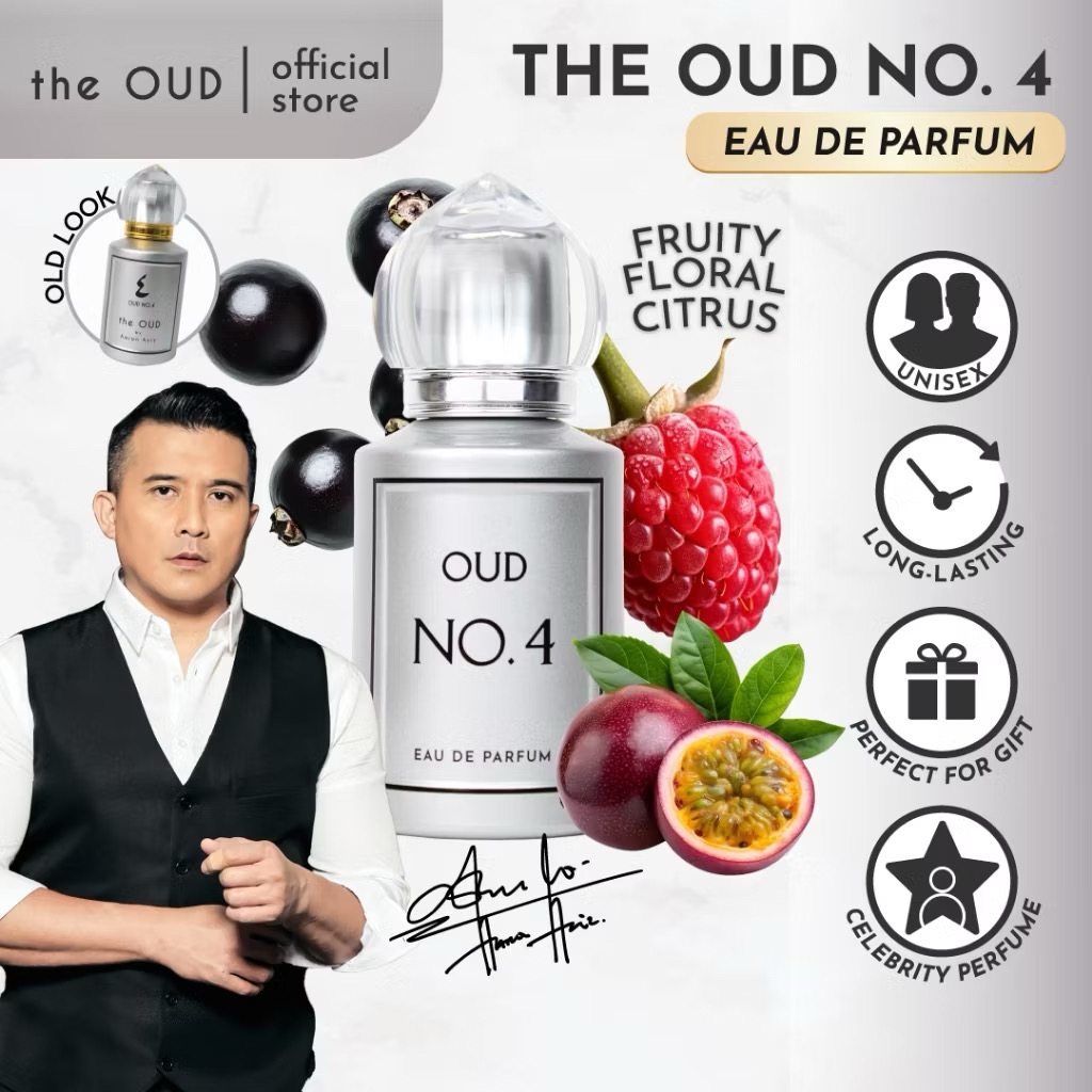 ￼THE OUD Oud No.4 EDP by Aaron Aziz Affordable Premium Scent Celebrity Perfume Modern Fresh Juicy Sw