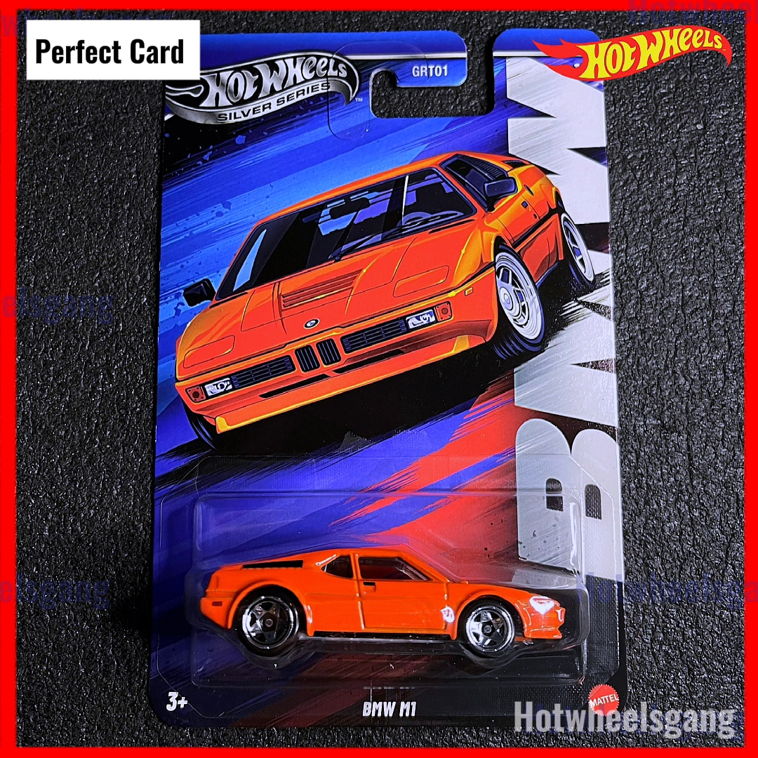 Hot Wheels BMW M1 1978 Hotwheels Silver Series 2025 Classic Orange BMW M1 Hotwheel Europe Car Vintag