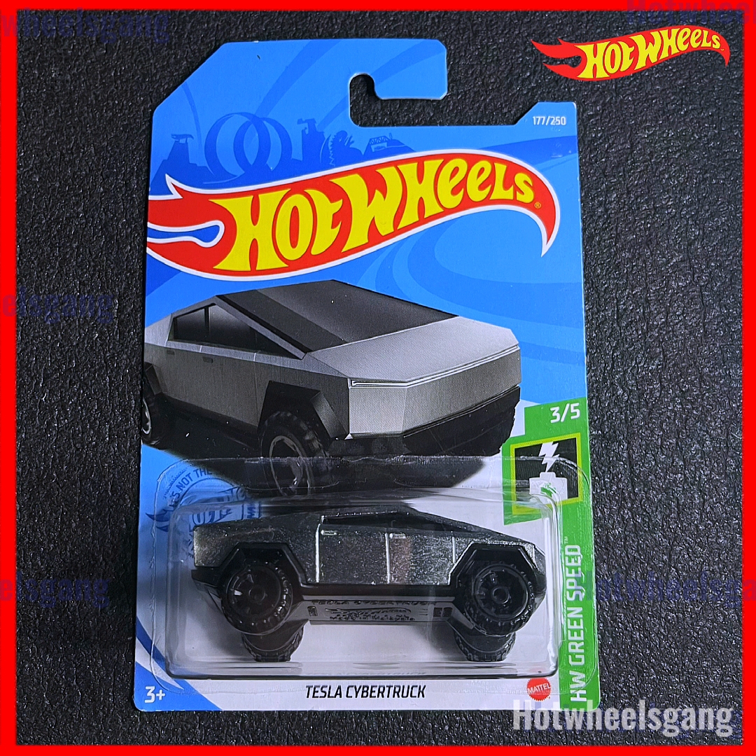 Hot Wheel Tesla Cybertruck 2021 First Edition Model Collections Silver Kereta cyber truck Car Model 