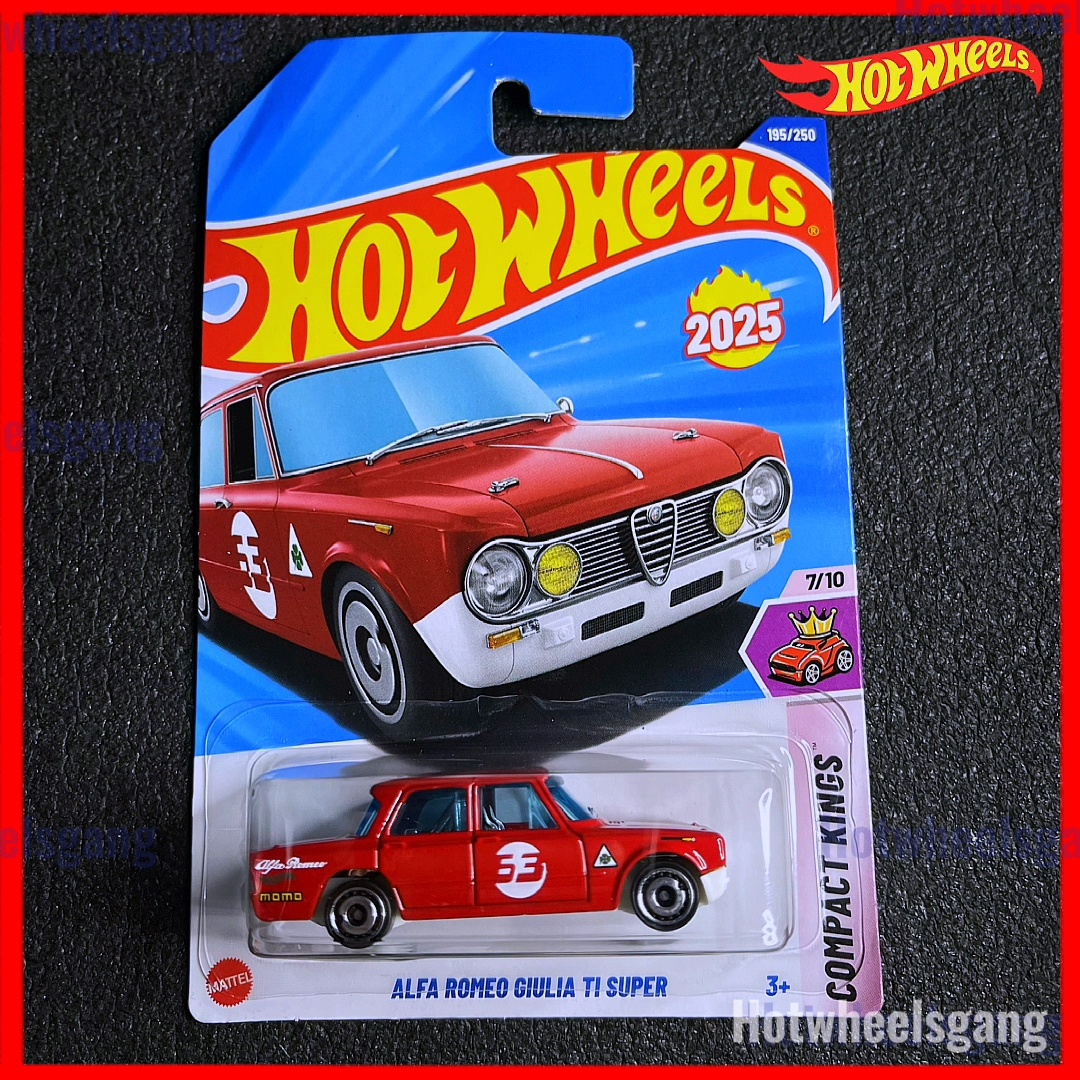 Hot Wheels Alfa Romeo Giulia T1 Super First Edition 2025 Hotwheels Car Classic Alfa Romeo Hot wheels