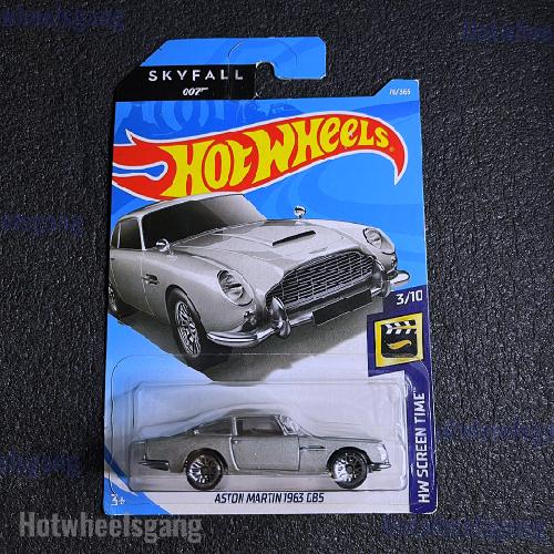 Hot Wheel Aston Martin 1963 DB5 007 Skyfall James Bond Collection Series 1963 Aston Martin DB5 Dieca