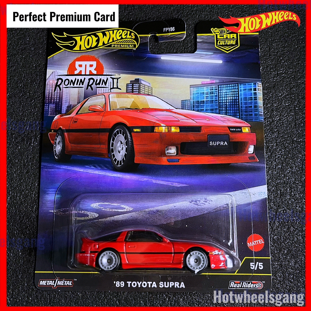 Hot Wheels Toyota Supra 1989 First Edition 2025 Ronin Run II Hotwheels Premium Car Culture Hotwheels