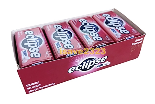 CLEARANCE [Halal] Wrigley's Eclipse Mints Sugarfree Candy (34g - 35g x 8pcs) - 7 Flavours