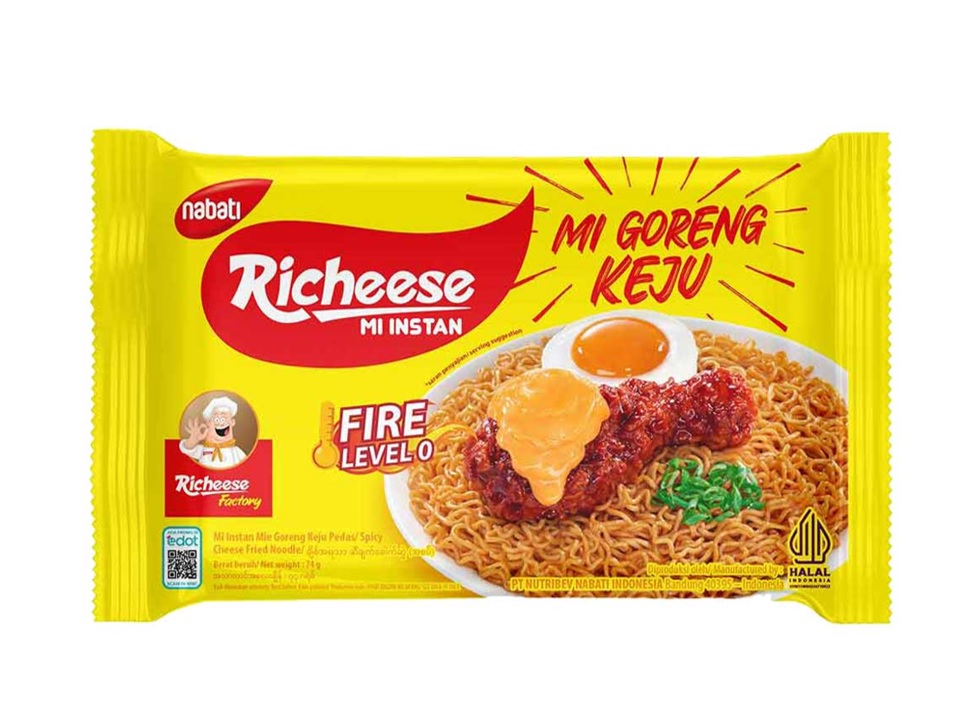 'Buy 3 Free 1 Random' [CLEARANCE] Nabati Richeese Mi Instan Mi Goreng/Ramen Instant Noddles(65g-77g 