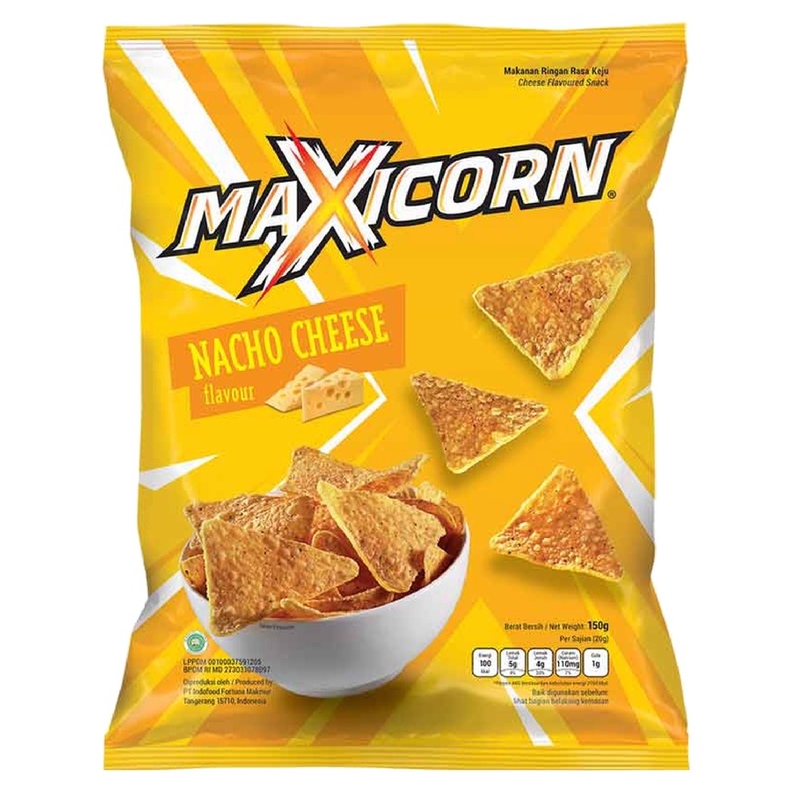 Maxicorn (140g - 150g) / Doritos (150g) - Roasted Corn / Barbeque / Nacho Cheese