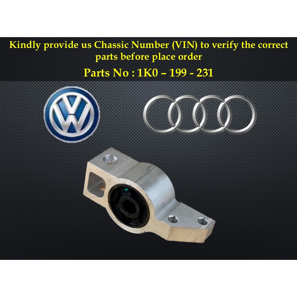 Volkswagen - Golf MK5,MK6,Beetle,Jetta Control Lower Arm Bush 1K0-199-231 / 1K0-199-232