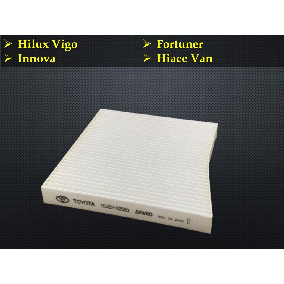 Toyota Hilux , Innova , Fortuner , Hiace Aircond Filter Cabin Air Filter (Curve) 01452-02650