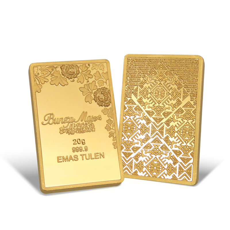 Public Gold BungaMas Series Bar PG 20g (Au 999.9) 24K PGBUNGAMAS20