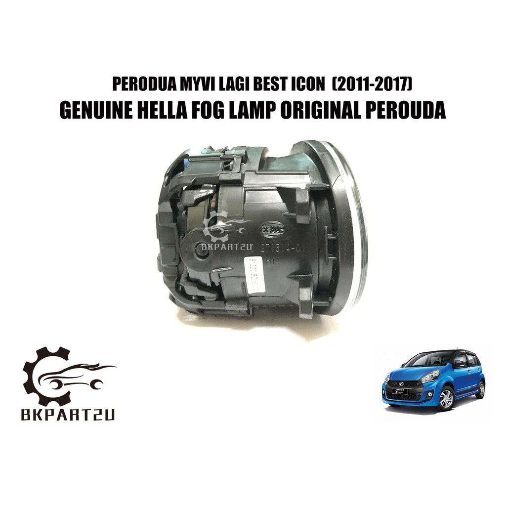 PERODUA MYVI LAGI BEST ICON (2011-2017)FOG LAMP GENUINE HELLA FOG LAMP ORIGNAL PERODUA COME WITH OSR
