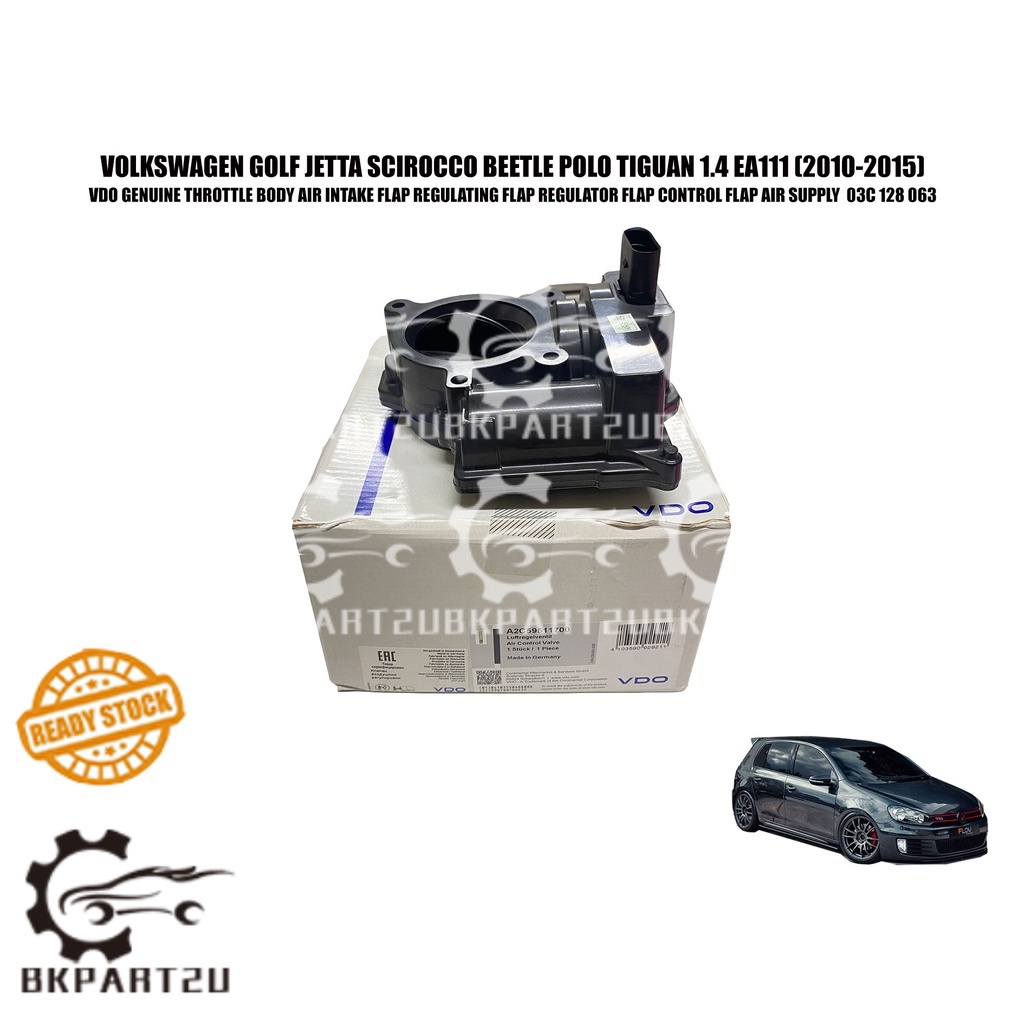 VOLKSWAGEN GOLF JETTA SCIROCCO BEETLE POLO TIGUAN 1.4 EA111 THROTTLE BODY AIR INTAKE FLAP REGULATING