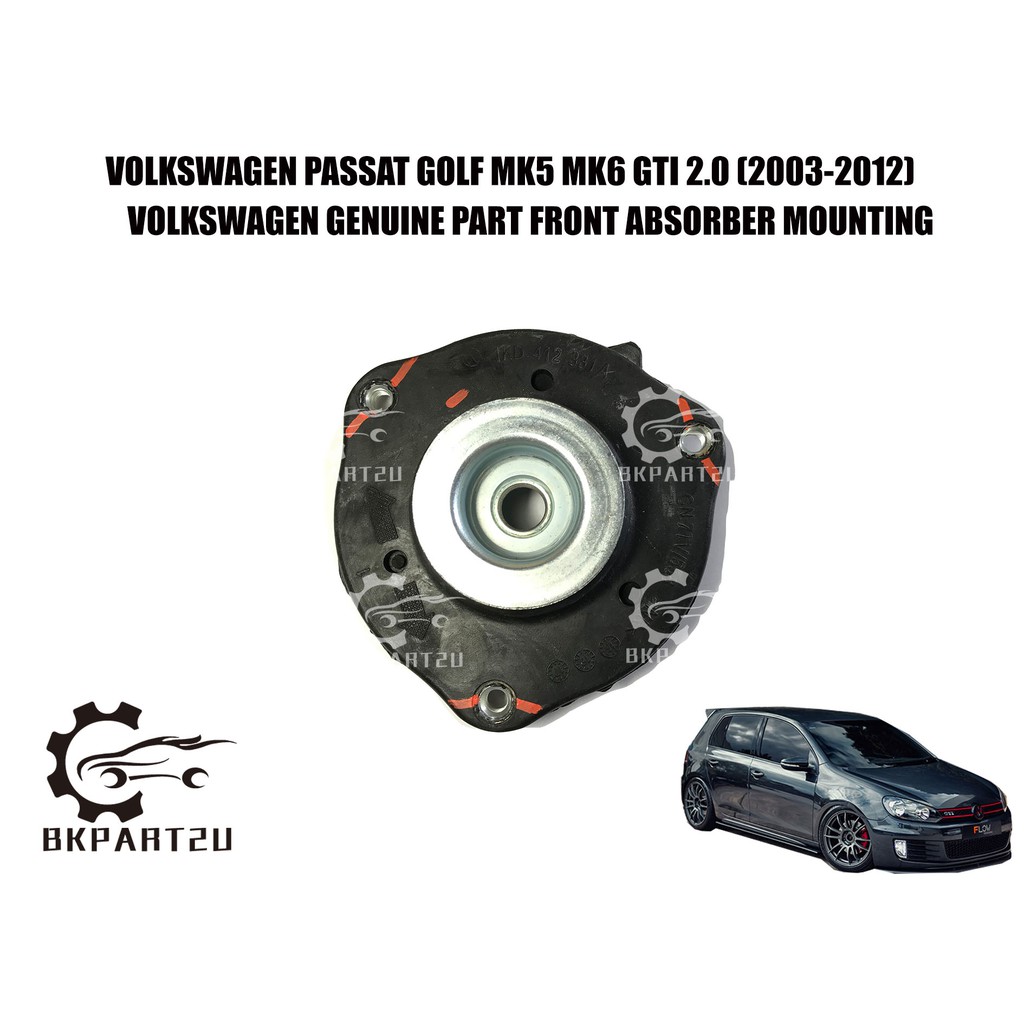 VOLKSWAGEN PASSAT GOLF MK5 MK6 1.4 2.0 (2003-2012) VOLKSWAGEN GENUINE PART FRONT ABSORBER MOUNT 1PCS