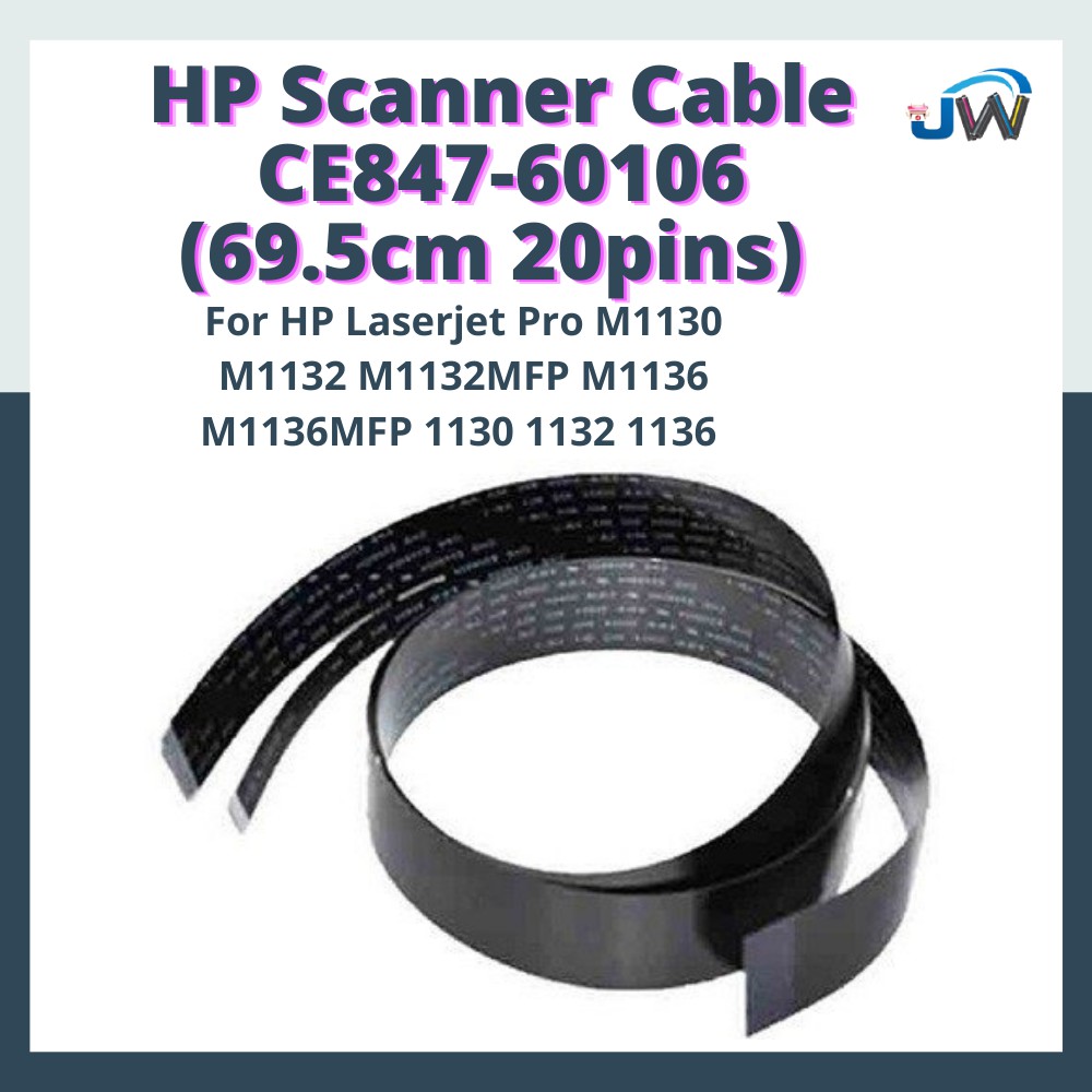 HP Scanner Cable CE847-60106(69.5cm 20pins) for HP Laserjet Pro M1130 M1132 M1132MFP M1136 M1136MFP 