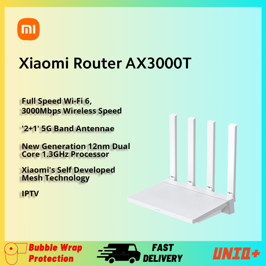 Xiaomi Router AX3000T (1 Year Warranty by Xiaomi Malaysia)