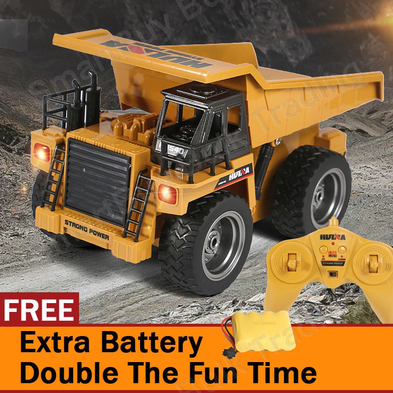 SmartBuy HUINA 1534 Remote Control Construction Dump Truck 1:18 9CH 2.4Ghz