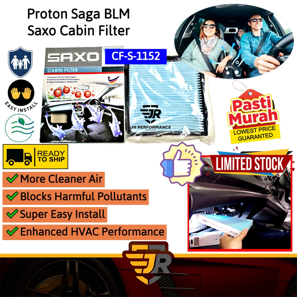 Saxo Aircond Aircon Air Conditioner Cabin Replacement Filter Proton Saga BLM Penapis Penyaman Udara