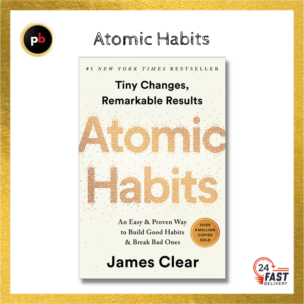 【ORIGINAL】Atomic Habits (soft cover) by James Clear #US