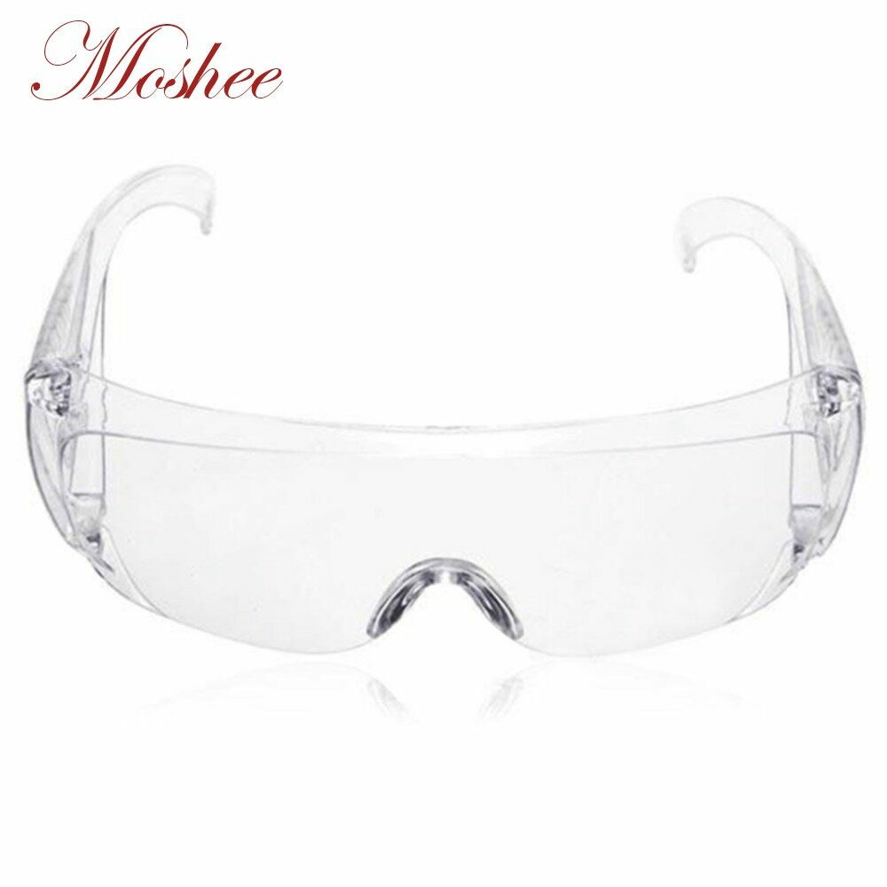 Lab Medical Student Eyewear Clear Safety Eye Protective Goggles Anti-fog Glasses