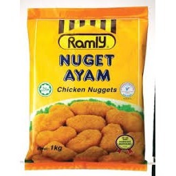 100% Original Ramly Nuget Ayam / Nuget Ayam Tempura/ Nuget Lembu / Nuget Ikan - 1kg/pack (KLANG VALL