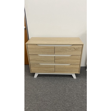 Ready Stock EWJ 1012 Chest 6 Drawer / 6 Laci Almari