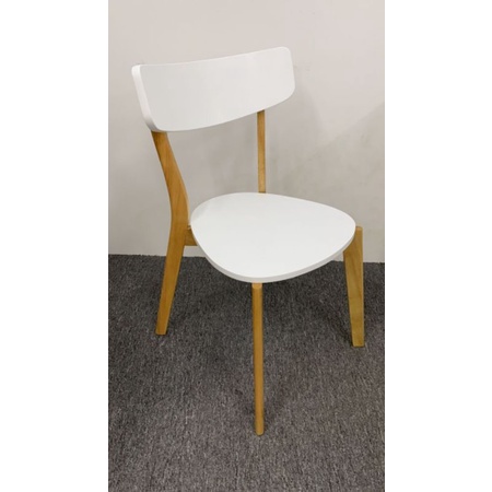 Ready Stock EWJ 2014 Dining Chair/Natural White&Walnut /Kerusi Saja