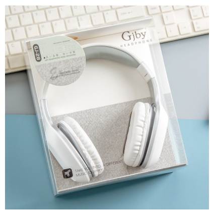 Stereo Sound Headphone GJ-28 Online Class Headphones Noise Cancelling Headset with Mic Bass Headphon