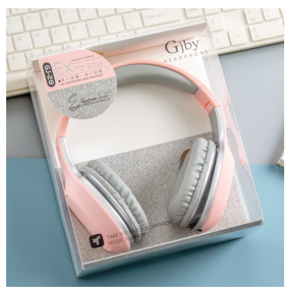Stereo Sound Headphone GJ-28 Online Class Headphones Noise Cancelling Headset with Mic Bass Headphon