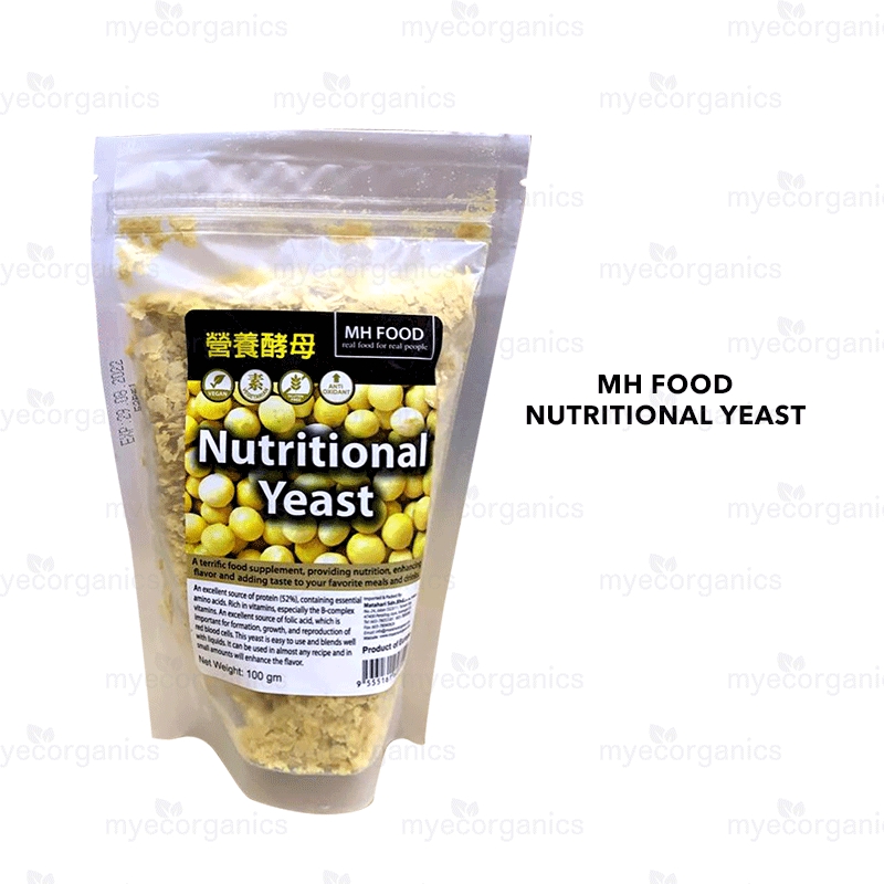 MH FOOD Nutritional Yeast, Gluten Free, 100g EXP 1/2023