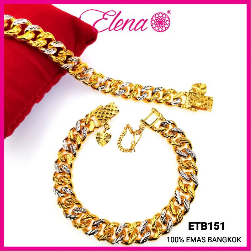Elena Emas Bangkok Bracelet - Gelang Tangan Dewasa (ETB151)