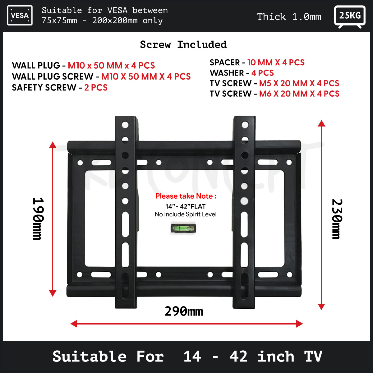TKL TV Bracket Adjustable TILT 14 -32 26 -55 32 -70 Inch Universal Tv Wall Mount Bracket Braket Gant