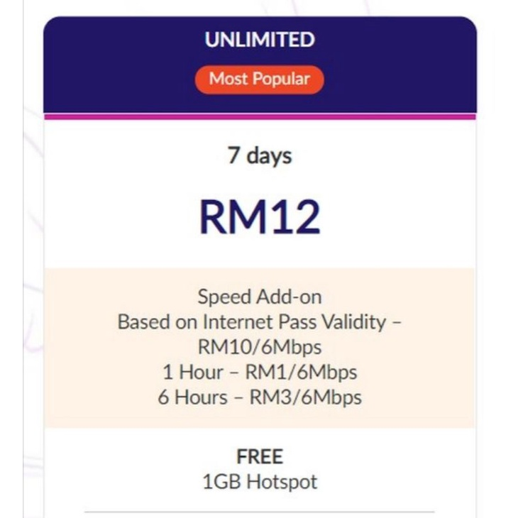 CELCOM PREPAID internet topup celcom unlimited RM12 / RM35 LANGGAN PLAN TERUS