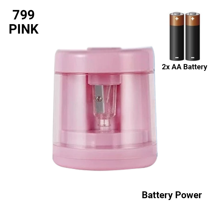 VC Art Electric Sharpener Automatic AA Battery Operated 5 Second Sharpen School Student Stationery P
