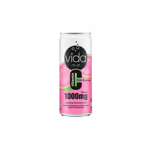 Vida Zero Vitamin C Sparking Drink Halal Minuman Berkarbonat Tanpa Gula Flavoured Lower Sugar