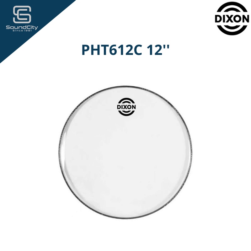 DIXON 12'' 13'' 14'' 16'' 22'' Clear Drum Skin Head Drumhead For Tom Snare Set Kit