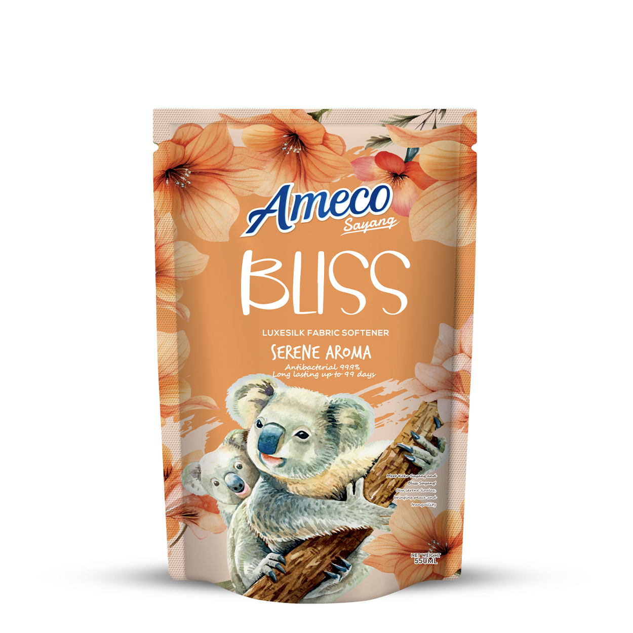 Ameco Sayang Pelembut Kain Fabric Softener 550 ml