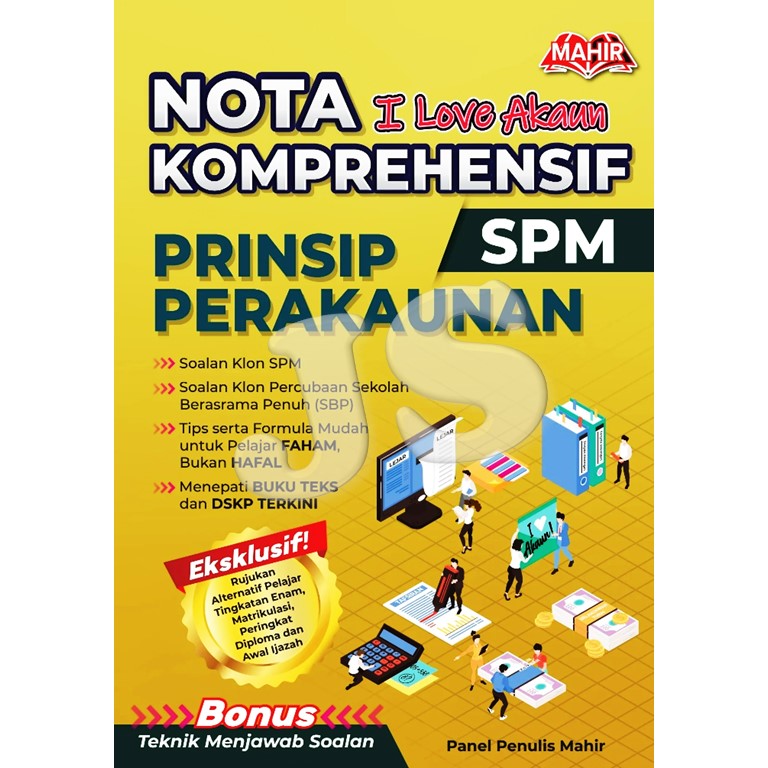 NOTA KOMPREHENSIF I LOVE AKAUN SPM PRINSIP PERAKAUNAN - PENERBITAN MAHIR