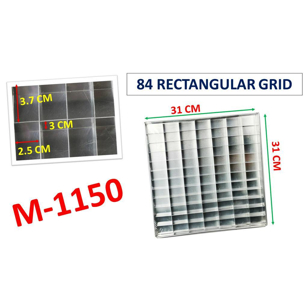 ALUMINIUM BROWNIES PLATE WITH CUTTER SET / ACUAN LOYANG CUTTER BROWNIES