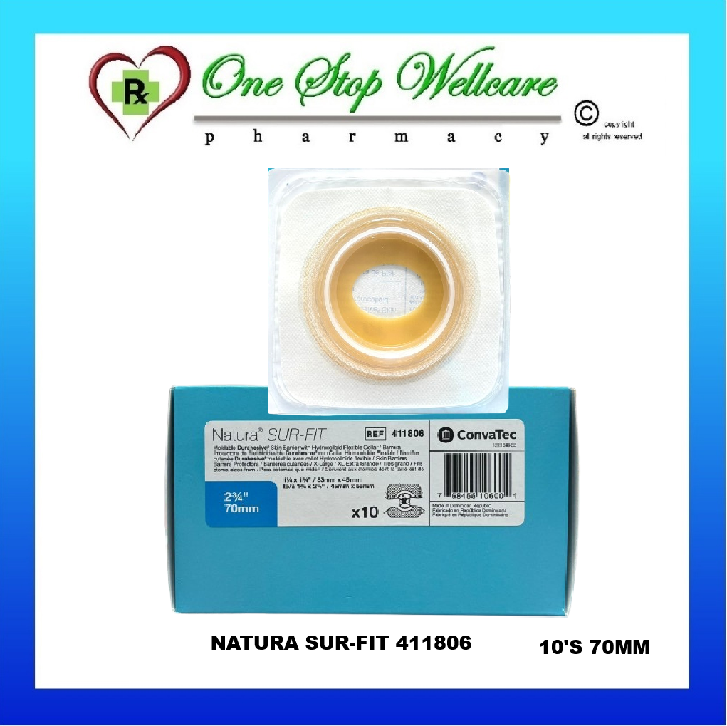 NATURA SUR-FIT 411802 (45MM) / 411804 (57MM) 10'S (1 BOX)