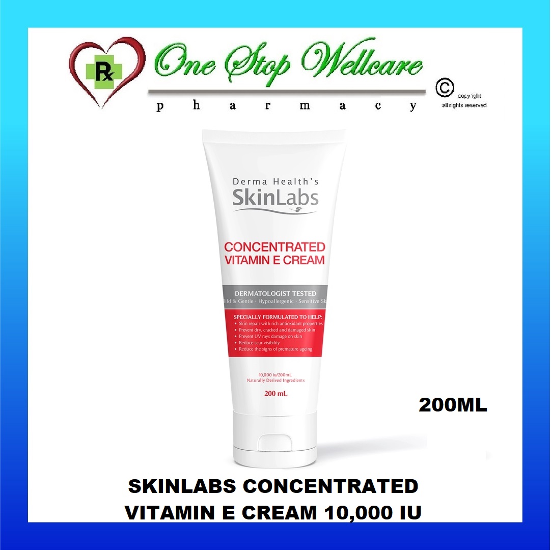 SKINLABS CONCENTRATED VITAMIN  E CREAM 10,000 IU 100ML / 200ML / 2 X 200ML / VALUE PACK (100+200)