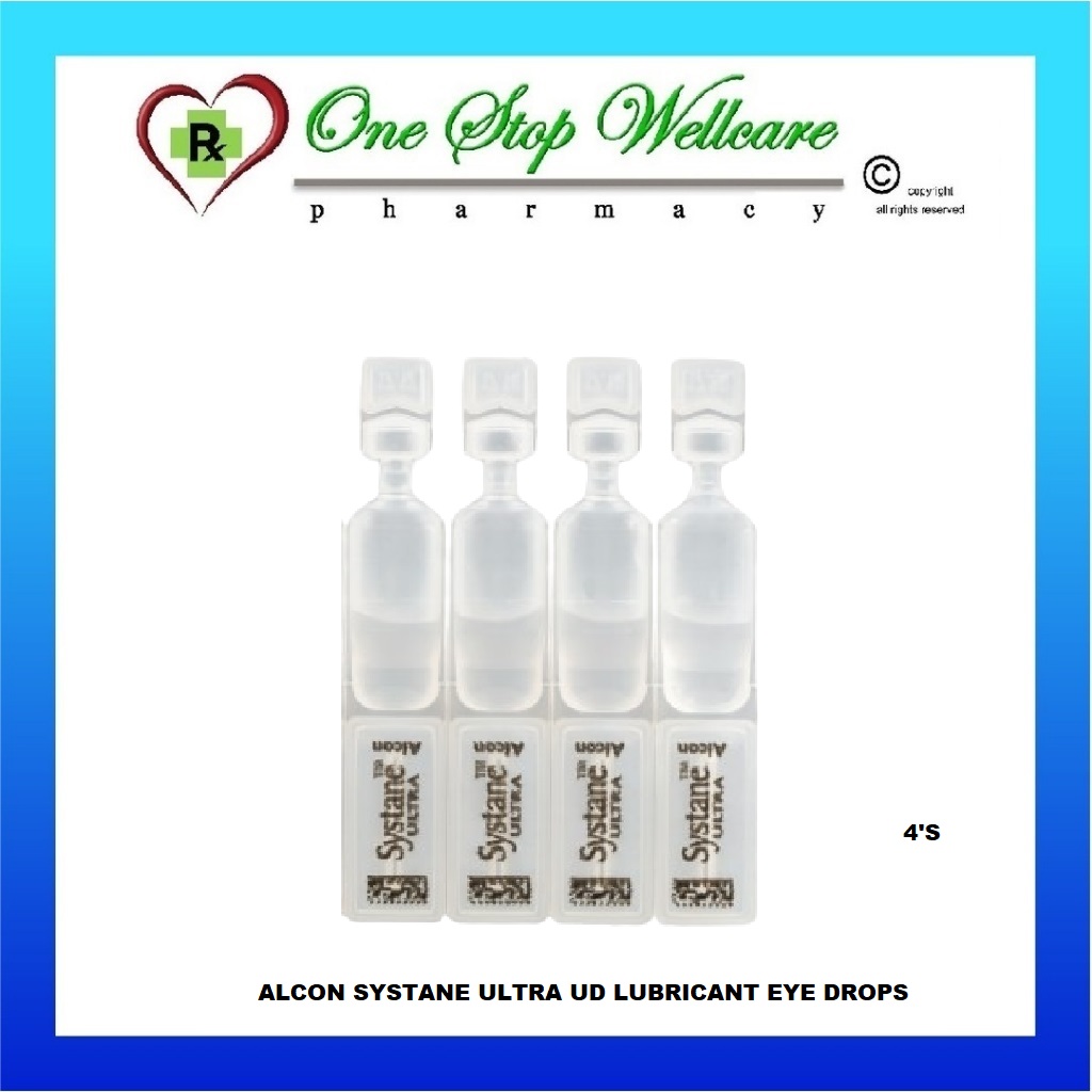 ALCON SYSTANE ULTRA LUBRICANT EYE DROPS 1'S / 4'S  VIALS 0.5ML (EXP:11/2025)