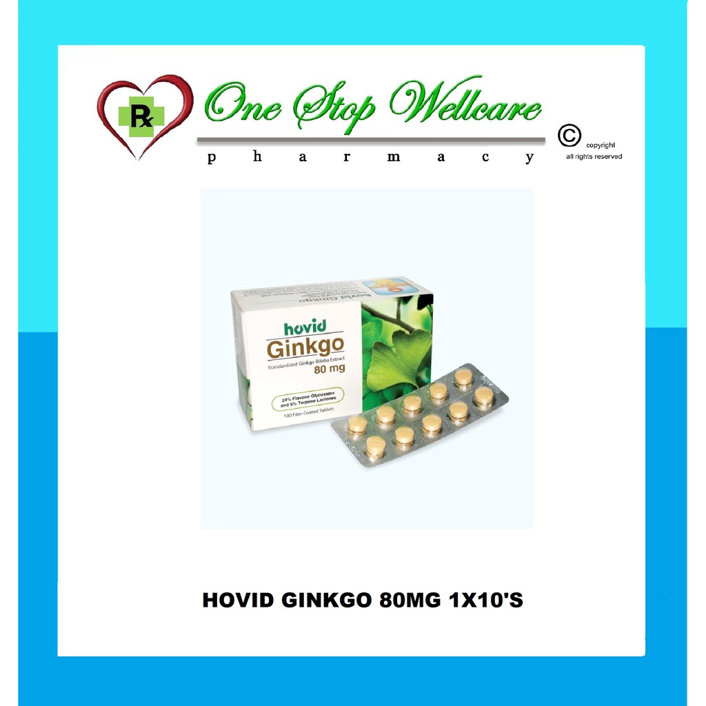 HOVID GINKGO 40MG / 80MG 1 STRIP (1X10'S)