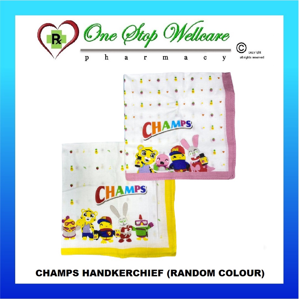 CHAMPS DIDI & FRIENDS HANDKERCHIEF (RANDOM COLOR)