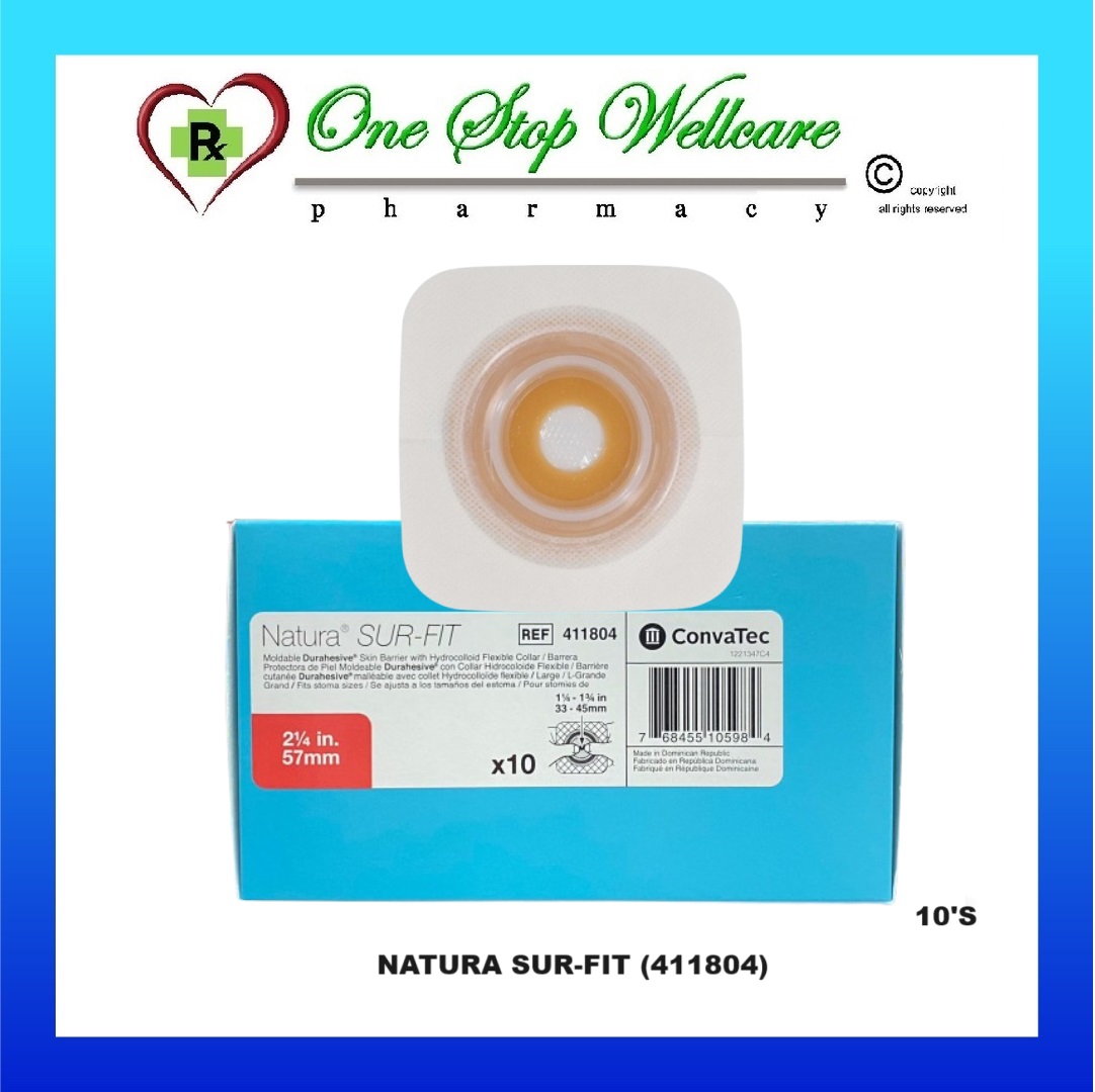 NATURA SUR-FIT 411802 (45MM) / 411804 (57MM) 10'S (1 BOX)