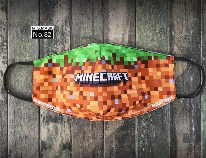 FM82 MINECRARFT GAMES THEME EDITION HIGH QUALITY COLLECTABLE FACE MASK