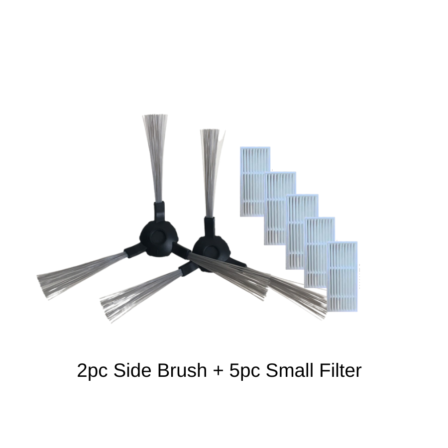 Replacement Side Brush Filter Robot Vacuum Accessories Part for Midea R1-L083B/085B/Irova KK8S Ready