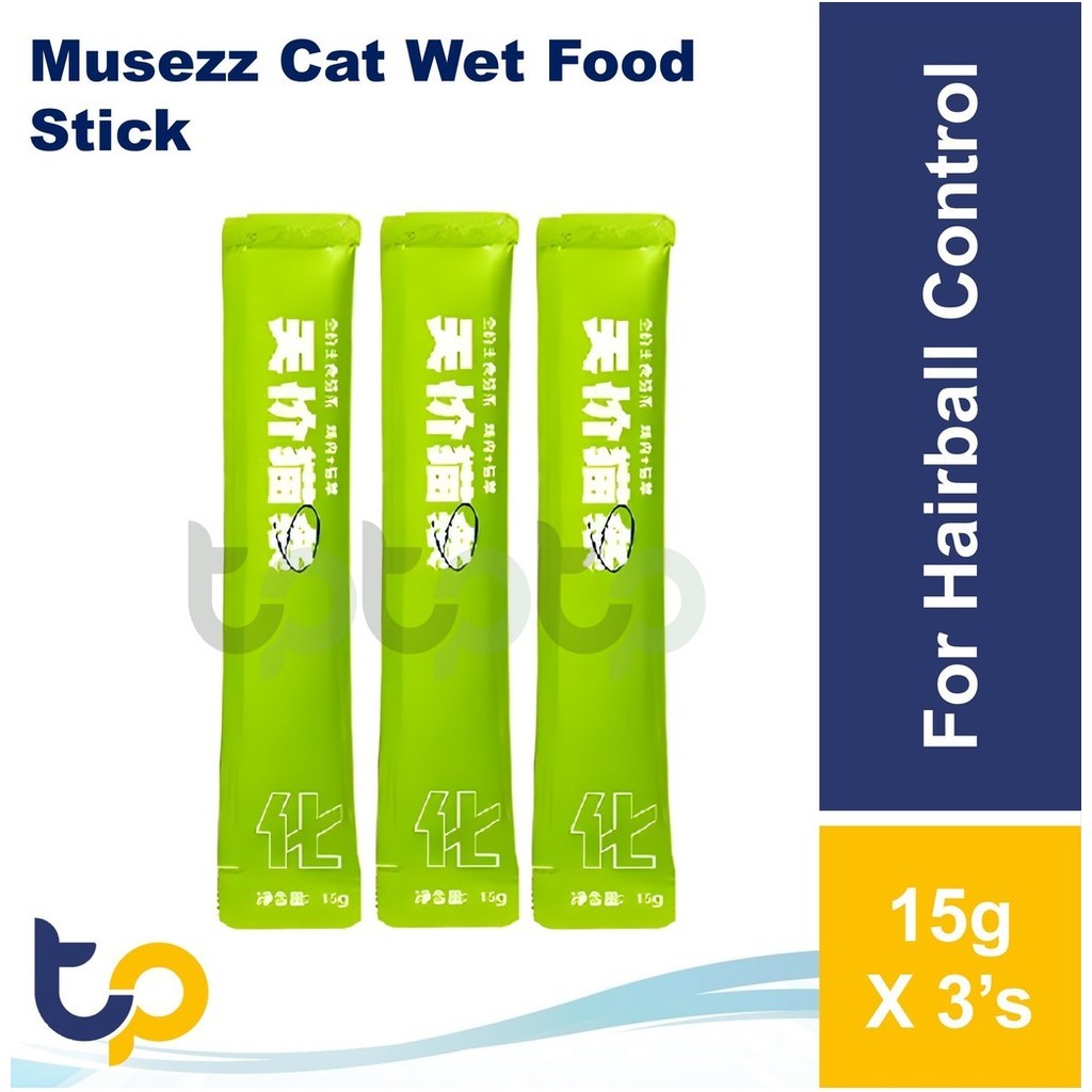Musezz Cat Wet Food Stick 15g x 3's / 15g x 6's