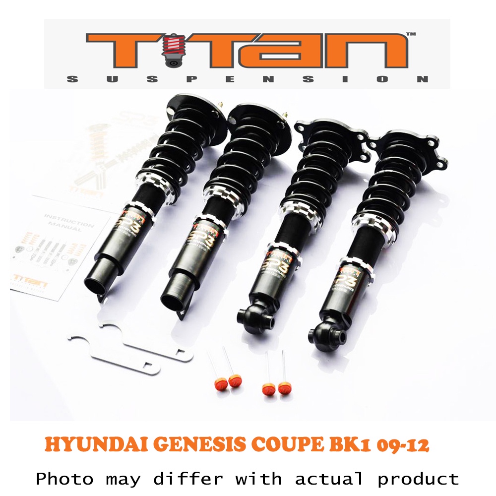 HYUNDAI GENESIS COUPE BK1 09-12 - TITAN ADJUSTABLE SUSPENSION