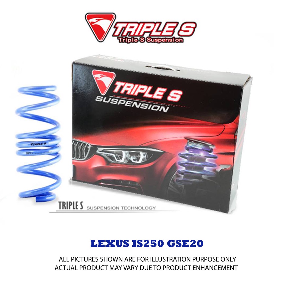 LEXUS IS250 GSE20 -  Triple S Lowering Sport Spring