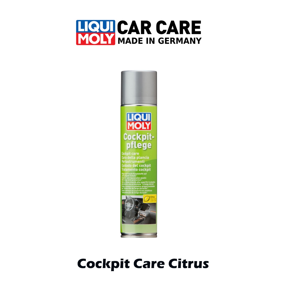 LIQUI MOLY Rubber And Plastics Renew/Anti Static/Dust Proof Cockpit Care Citrus (300ml)