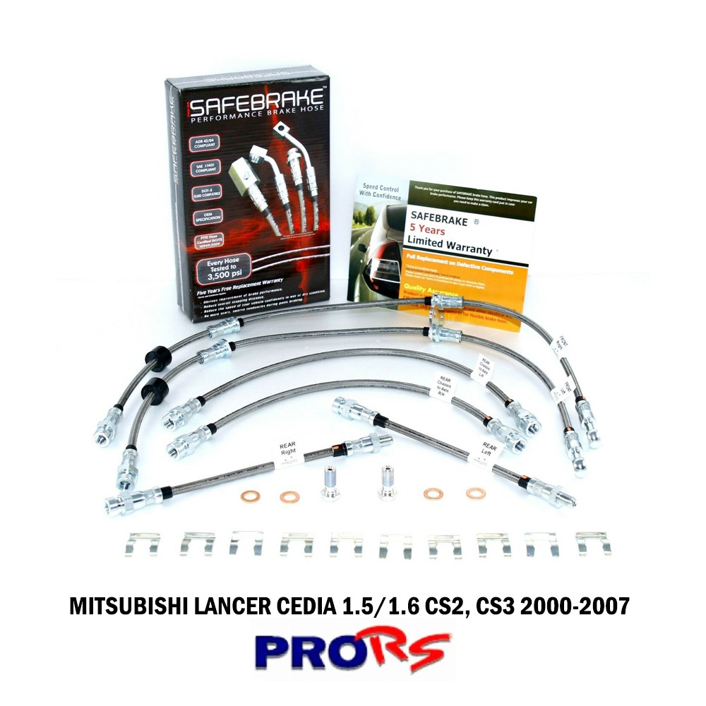 MITSUBISHI LANCER CEDIA 1.5/1.6 CS2, CS3 2000-2007 (4HOSE) PRO BRAKE HOSE