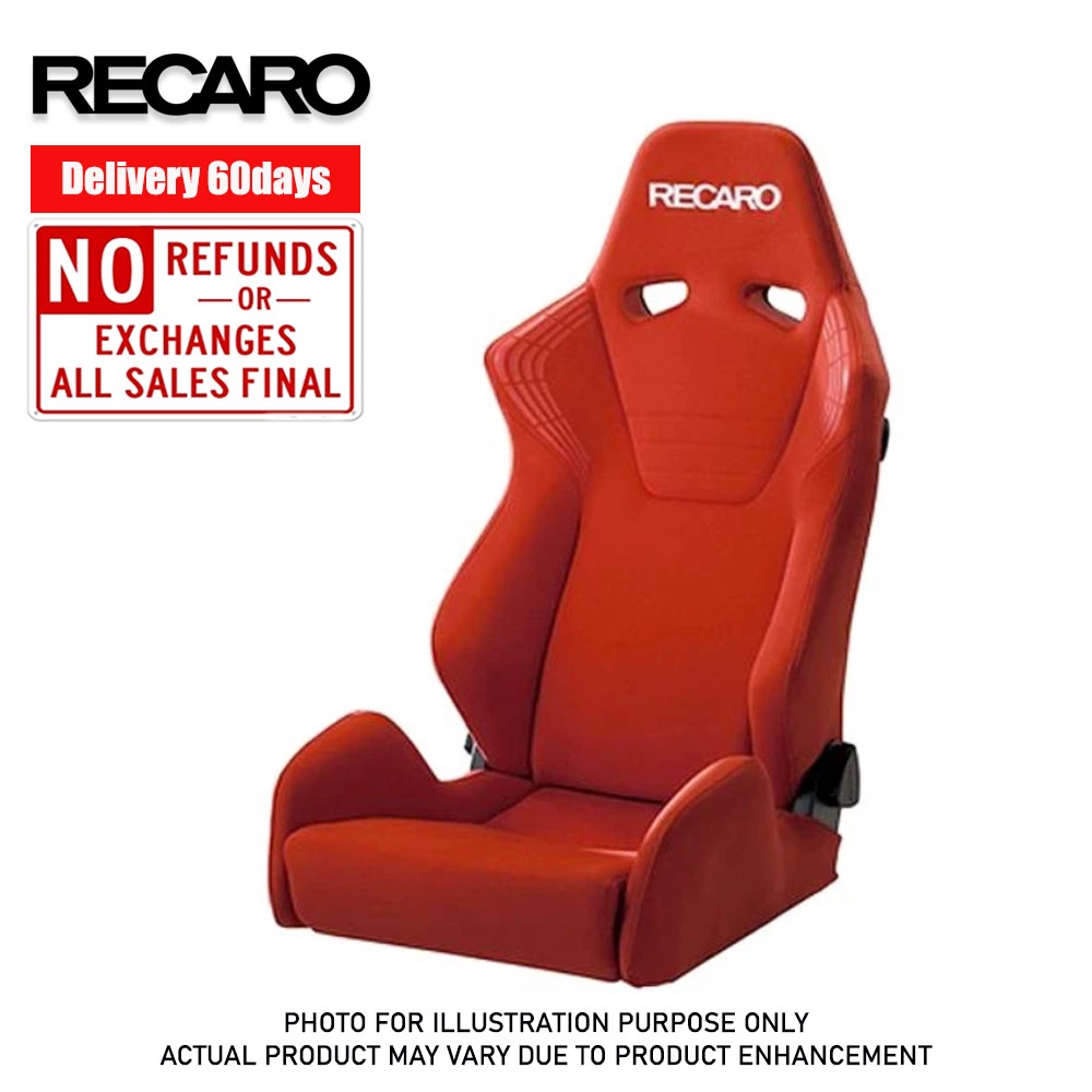 RECARO SR-6 KK100S RED/BLACK SPORT SEAT-1PC